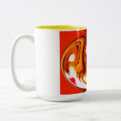 Vuurduivel Tweekleurige Koffiemok (Links)