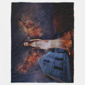 VUURENGEL FLEECE DEKEN (Voorkant)