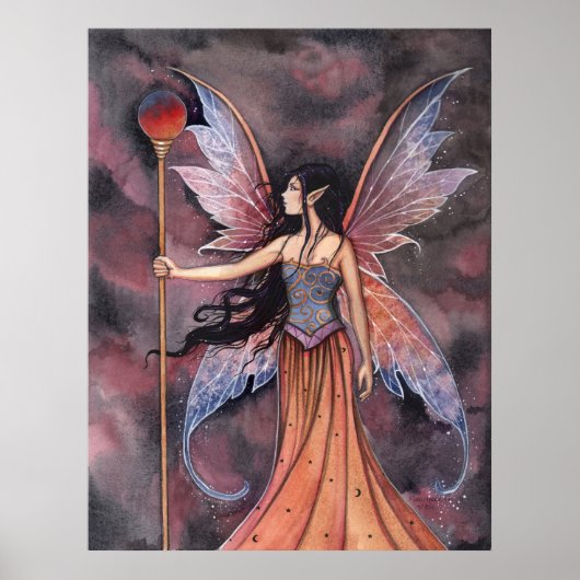 Vuurfee Poster van Molly Harrison (Voorkant)