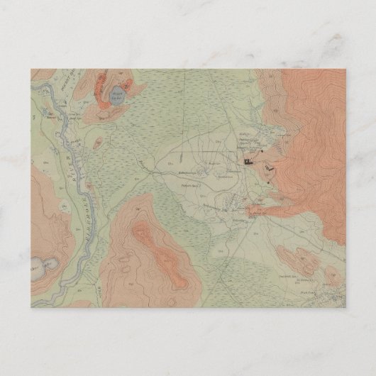 Vuurgat Geyser Basin Briefkaart (Voorkant)