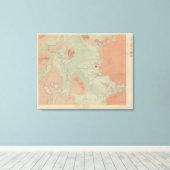 Vuurgat Geyser Basin Canvas Afdruk (Insitu (Houten vloer))