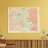 Vuurgat Geyser Basin Canvas Afdruk (Insitu (Woonkamer))