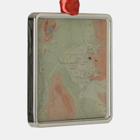 Vuurgat Geyser Basin Metalen Ornament (Rechts)