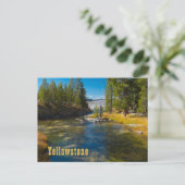 Vuurgat River Upper Geyser Basin Yellowstone Briefkaart (Staand voorkant)