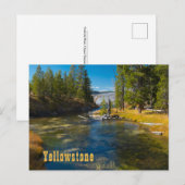 Vuurgat River Upper Geyser Basin Yellowstone Briefkaart (Voorkant / Achterkant)