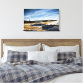 VuurgatrivierschilderCanvas Canvas Afdruk (Insitu (Slaapkamer))
