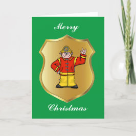Vuurgebarentaal kerstkaart kaart