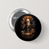 Vuurgeest Ronde Button 5,7 Cm (Voorkant /achterkant)