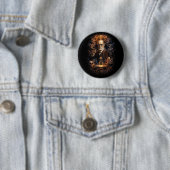 Vuurgeest Ronde Button 5,7 Cm (In situ)