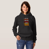 Vuurgesmede Mes Smithy Blacksmith Funny Gezegde L Hoodie (Voorkant volledig)