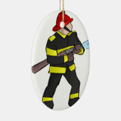Vuurgevecht Keramisch Ornament (Rechts)