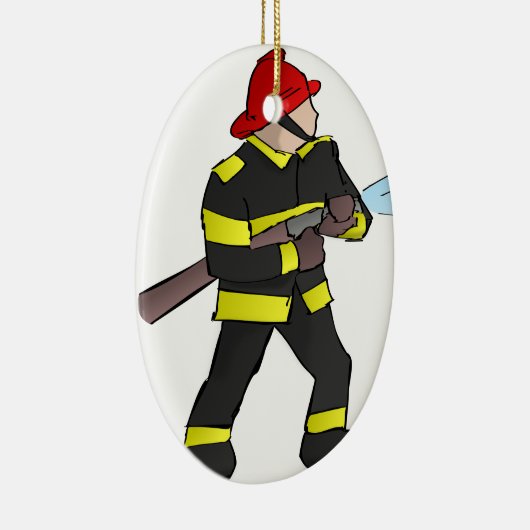 Vuurgevecht Keramisch Ornament (Rechts)