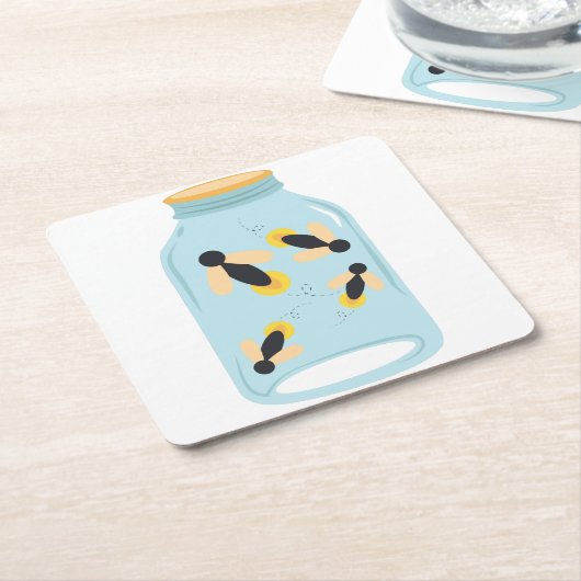 vuurgevechten in jar kartonnen onderzetters (Schuin)