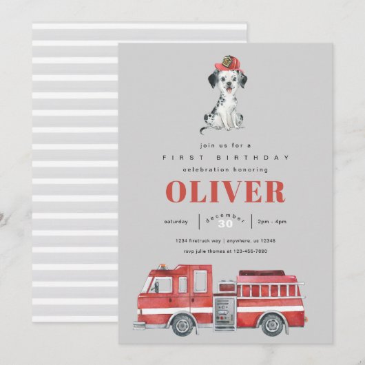 Vuurgevechtsdag uitnodiging (Voorkant / Achterkant)