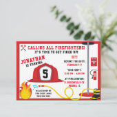 Vuurgevechtsdag uitnodiging (Staand voorkant)