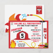 Vuurgevechtsdag uitnodiging (Voorkant / Achterkant)