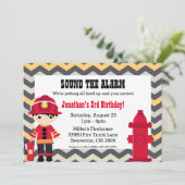 Vuurgevechtsdag uitnodiging (Staand voorkant)