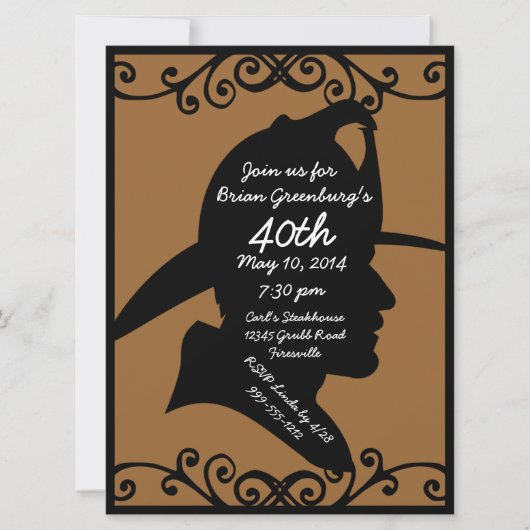 Vuurgevechtsuitnodiging Kaart (Voorkant)