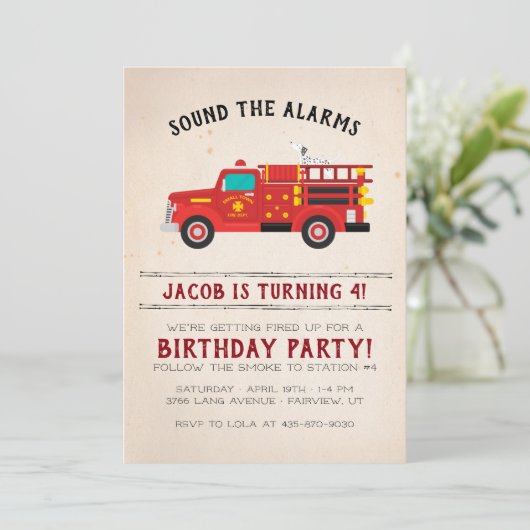 Vuurgevechtsuitnodiging Kaart (Staand voorkant)