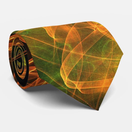 Vuurgiftige vlammen stropdas (Opgerold)