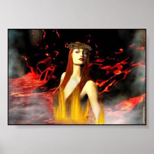 Vuurgodin Poster (Voorkant)