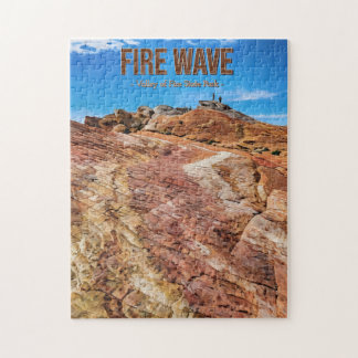 Vuurgolf, Valley of Fire State Park, Nevada, Veren Legpuzzel