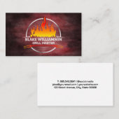 vuurgrill | restaurant visitekaartje (Voorkant / Achterkant)