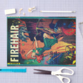 Vuurhaar #8-Warrior-Maid van de Dakotas! Tissuepapier (Craft)