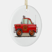 Vuurhoofd auto-versiering keramisch ornament (Rechts)