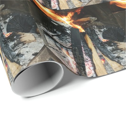 Vuurhout Cadeaupapier (Rol Hoek)