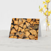 Vuurhout Kaart (Gele Bloem)