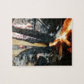 Vuurhout Legpuzzel (Horizontaal)