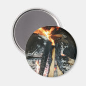 Vuurhout Magneet (Voorkant / Achterkant)