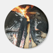 Vuurhout Magneet (Voorkant)