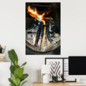 Vuurhout Poster (Thuiskantoor)