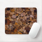 Vuurhout | Roestcabine | Houtkorrels | boom Muismat (Met muis)