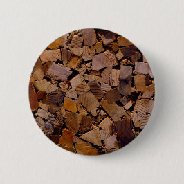 Vuurhout | Roestcabine | Houtkorrels | boom Ronde Button 5,7 Cm