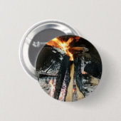 Vuurhout Ronde Button 5,7 Cm (Voorkant /achterkant)