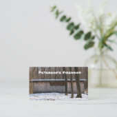 Vuurhout Visitekaartje (Staand voorkant)