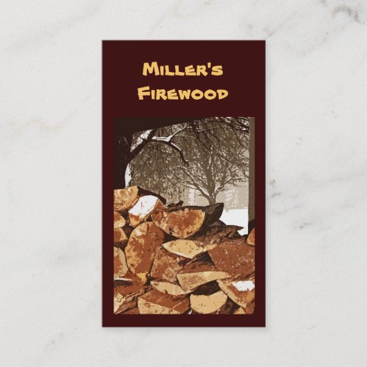 Vuurhout Visitekaartje (Voorkant)