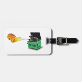 Vuurhuis 2021 Dumpster-Bagagelabel Bagagelabel