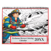 Vuurhuishelden kleuren 2025/2026 kalender (Hoes)