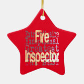 Vuurinspecteur-generaal Keramisch Ornament (Achterkant)