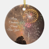 Vuurkerstversiering Keramisch Ornament (Voorkant)