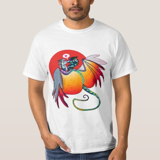 Vuurkoppige liefde t-shirt (Voorkant)