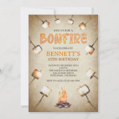 Vuurkorf Verjaardag Kaart (Voorkant)