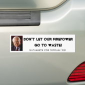 Vuurkracht Bumpersticker (Op auto)
