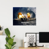 Vuurkracht Poster (Thuiskantoor)