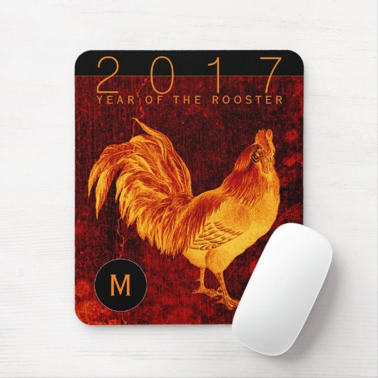 vuurkrachtmeter 2017 Monogram Mousepad Muismat (Met muis)