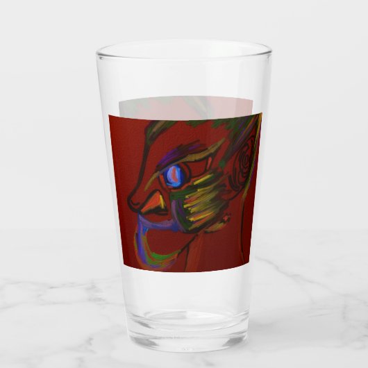 Vuurkrijger glas (Achterkant)